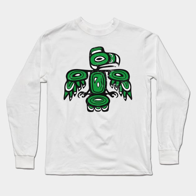 Seattle Totems - Vintage/Distressed Style Long Sleeve T-Shirt by CultOfRomance